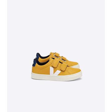 Yellow Kids' Veja ESPLAR CHROMEFREE Shoes | AU 724JPQ